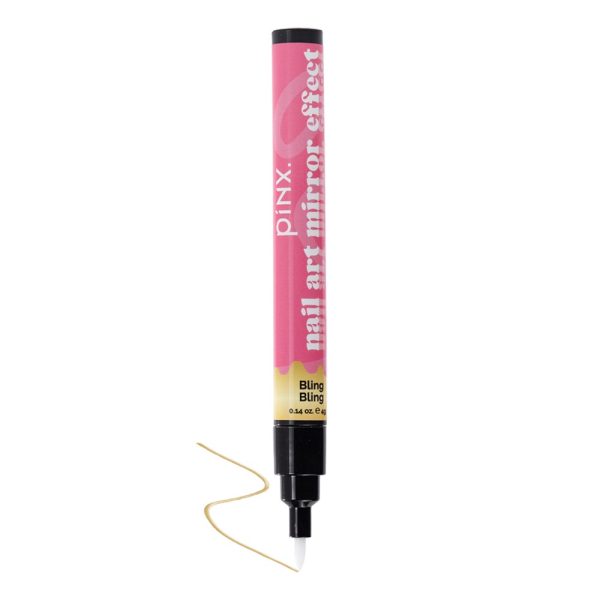 Nail art pen mirror effect pink - Bling Bling 4g