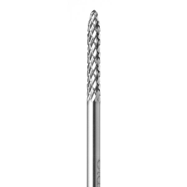 Carbide bit for under refill corrections