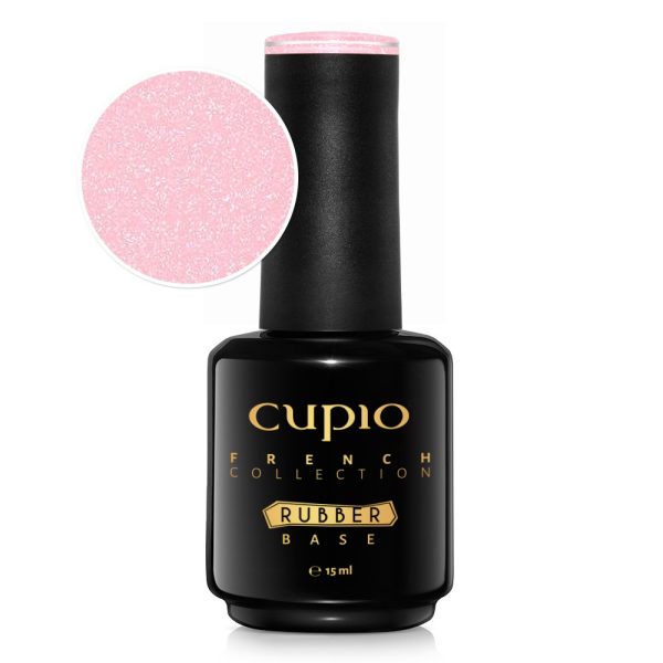 Rubber Base French Collection - Blush Shimmer White 15ml