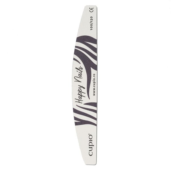 Cupio Nail File 100/150 Happy Nails - Zebra