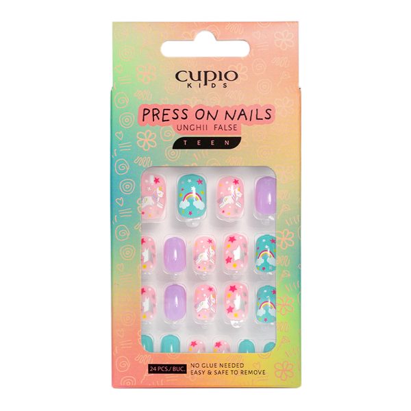 False Nails Set for Kids Cupio Kids TEEN - Story of a Unicorn