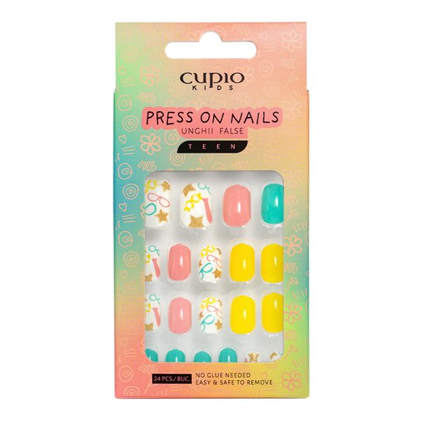 Cupio Kids TEEN False Nails Set for Children - Party Moments