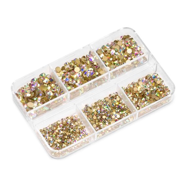 Nail Crystals Set 1440 pcs Shimmer