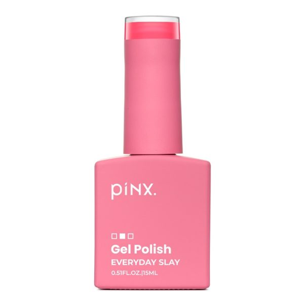Pinx Semi-Permanent Nail Polish. Everyday Slay - Coral Heat 15ml