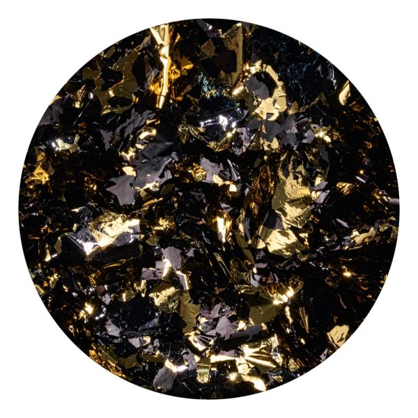 Gold & Black Nail Foil