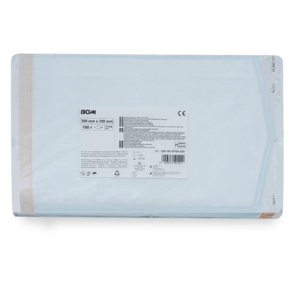 Self-adhesive sterilization pouches for autoclave 300x390 set of 100
