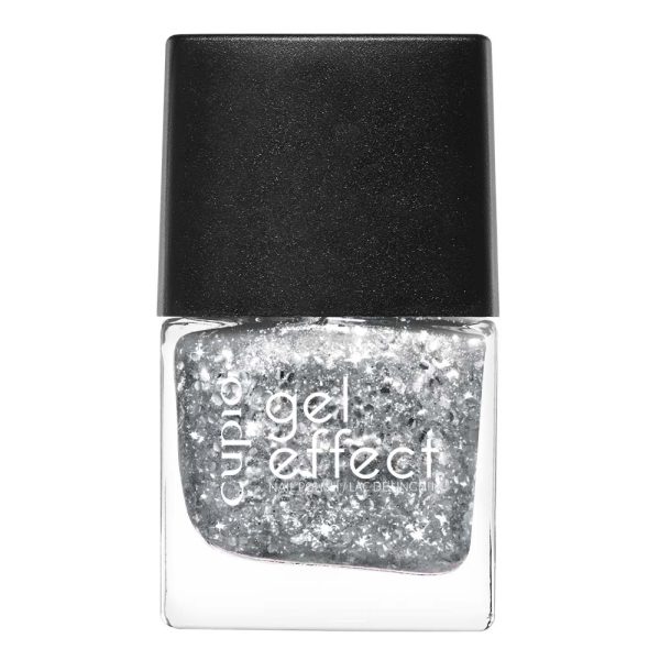 Gel Effect Nail Polish Cupio - Silver City Spark 10ml