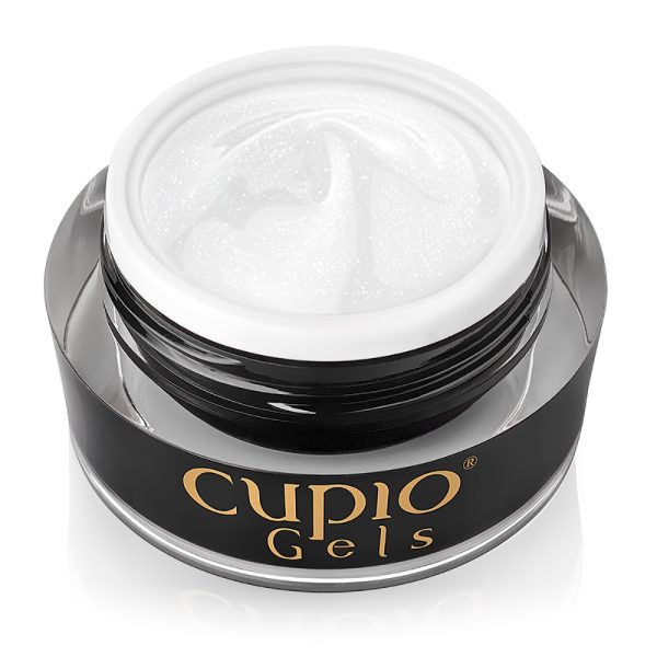 Gel for No-Filing Technique - Make-Up Fiber Sparkle Ivory 15 ml