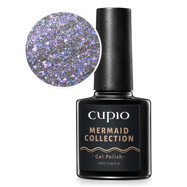 Cupio Mermaid Collection Gel Polish - Violet Crystal 10ml