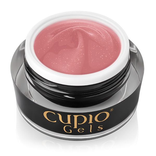 Gel for No-File Technique - Make-Up Fiber Shimmer Rose 15 ml