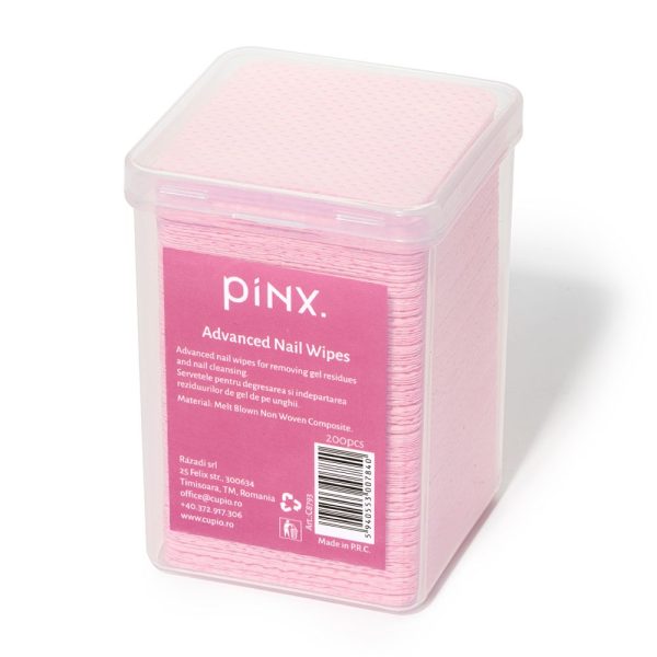 Perforated wipes for nails pinx. set of 200