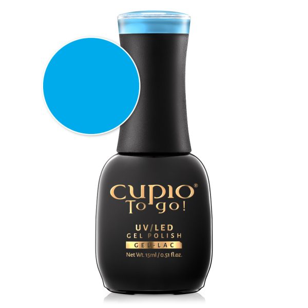 Cupio To Go! Cobalt Blue Semi-Permanent Nail Polish 15ml