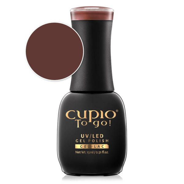 Cupio Elegant Brown Semi-Permanent Nail Polish 15ml