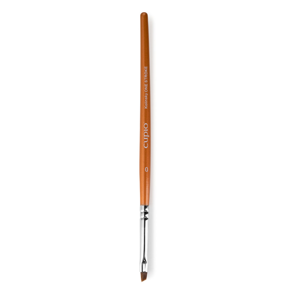 Cupio One Stroke Manicure Brush Kolinsky No. 0 - Image 3