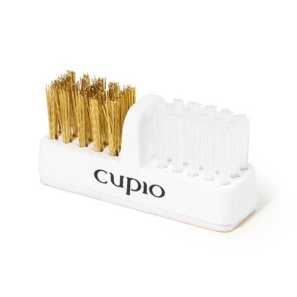 Brush for cleaning electric drill bits