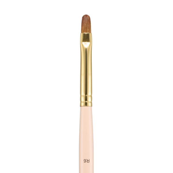 Premium Kolinsky Gel Brush Cupio - No. 6 with Rounded Tip
