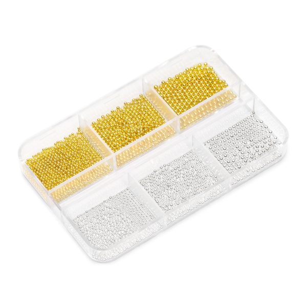 Silver & Gold Nail Caviar Set