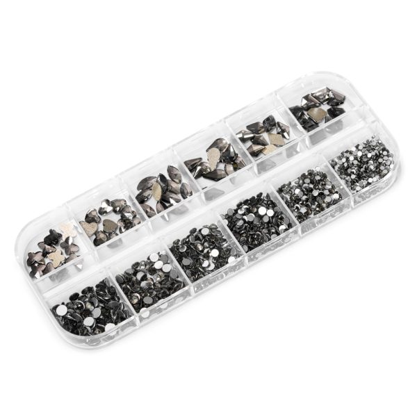 Brilliant Jet Nail Crystal Set