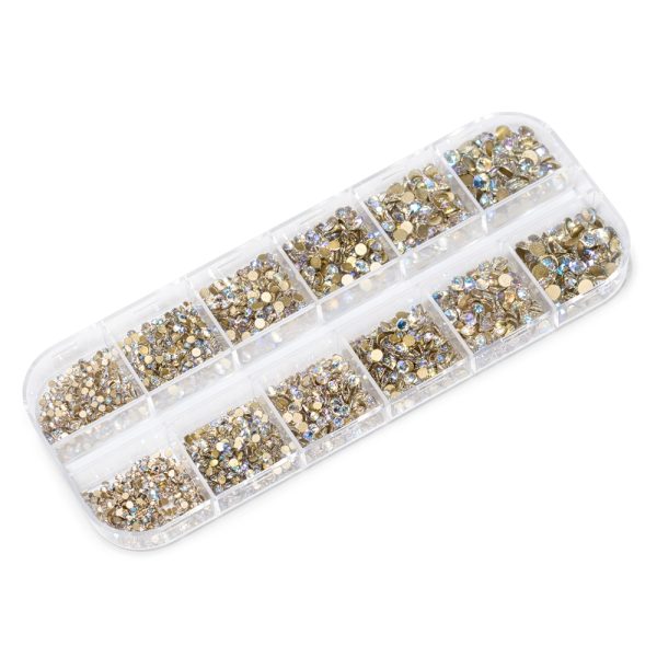 Splendor Gold Nail Crystals Set
