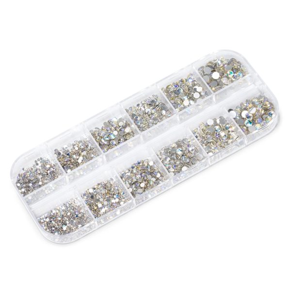Splendor Silver Nail Crystals Set