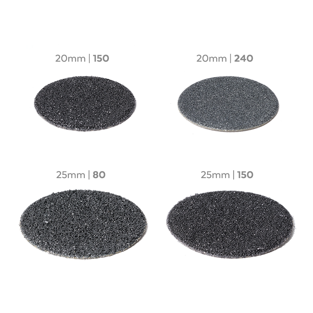 Set of 100 Refills for Pedicure Disc Cupio PRO20 #240 - Image 2