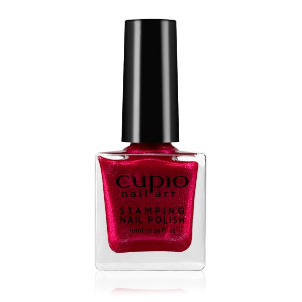 Stamping Polish Cupio Glitter Red 10ml