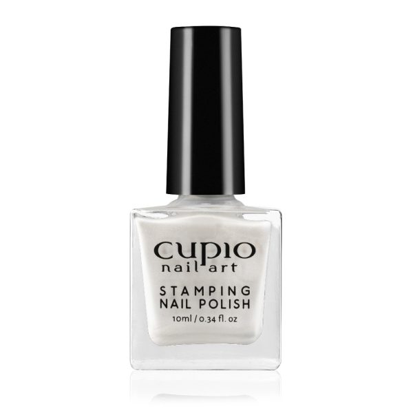 Stamping Nail Polish Cupio Pearly White 10ml