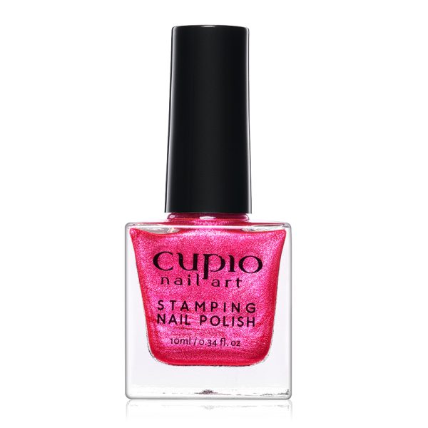 Cupio Glitter Pink Stamping Polish 10ml