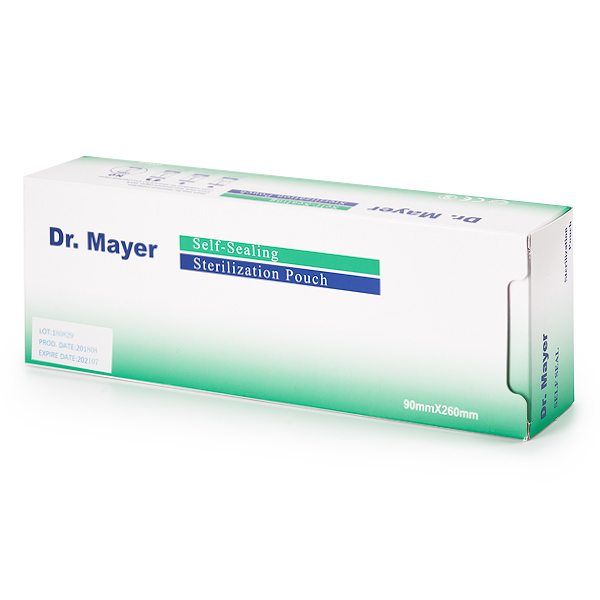 Self-Sealing Sterilization Pouches Dr. Mayer 135x280mm Set of 200