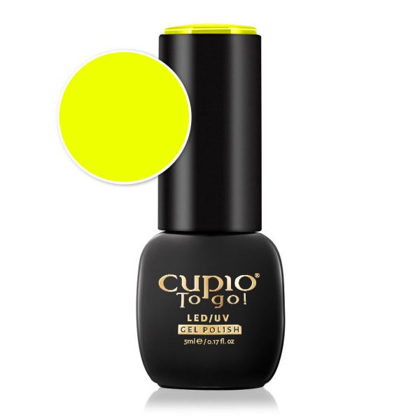 Semi-permanent Nail Polish Baby Vibrant Yellow 5ml